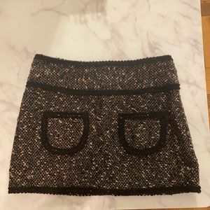 Nanette Lepore tweed mini skirt